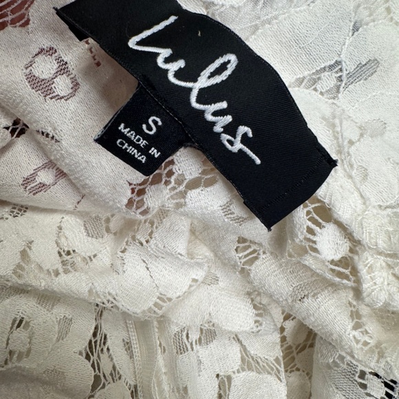 Lulus Classmate White Lace Dress - Timeless Elegance! - Picture 6 of 6